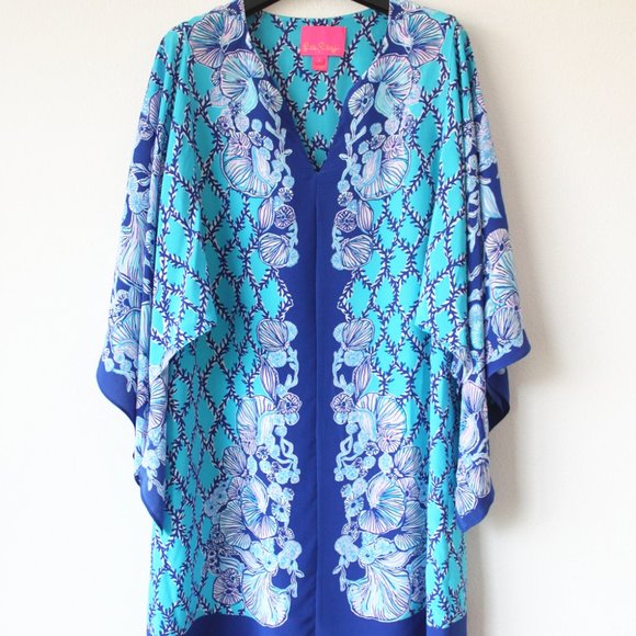 Lilly Pulitzer Blue and Purple Mini Dress - Picture 5 of 8